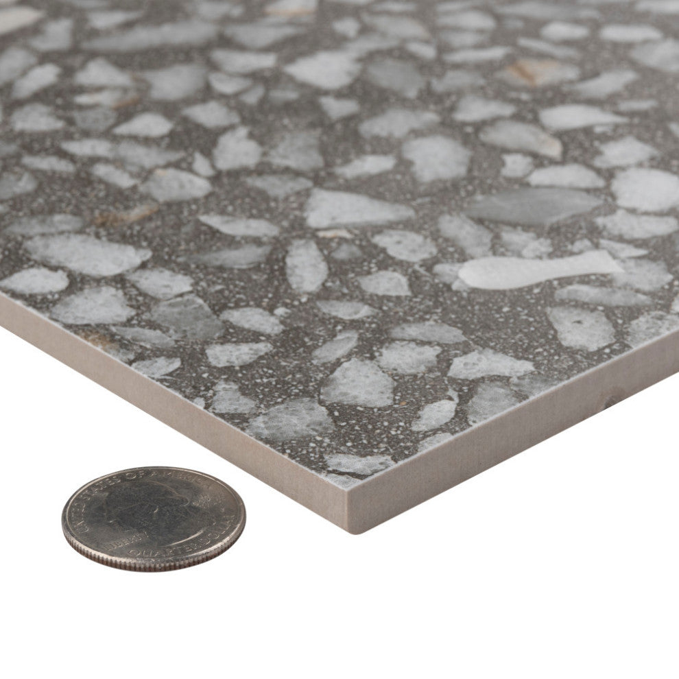 Farnese Amalfi Grafito Porcelain Floor and Wall Tile