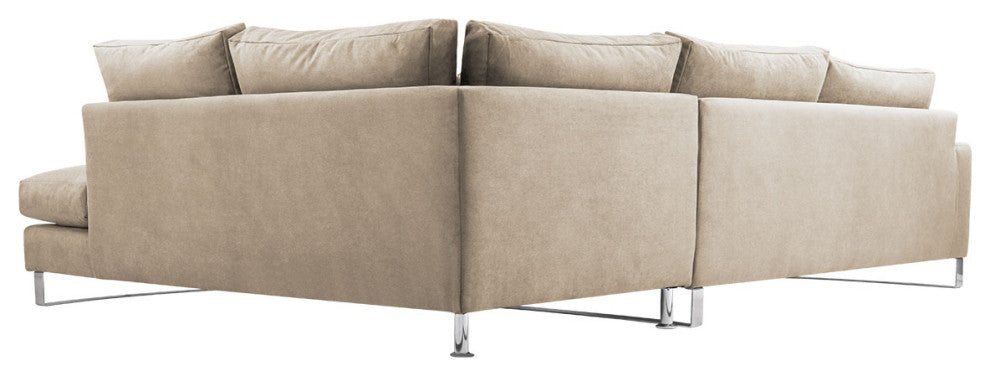 KAIA Sectional Sofa, Beige, Right