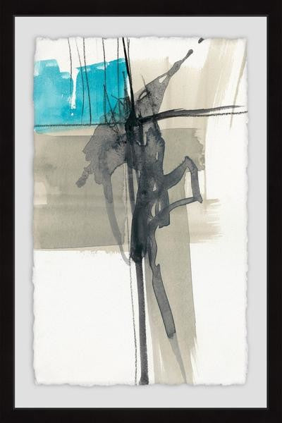 "Kinetic Grid I" Framed Painting Print, 30"x45"