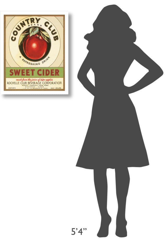 "Country Club Sweet Cider" Digital Paper Print by Retrolabel, 20"x24"