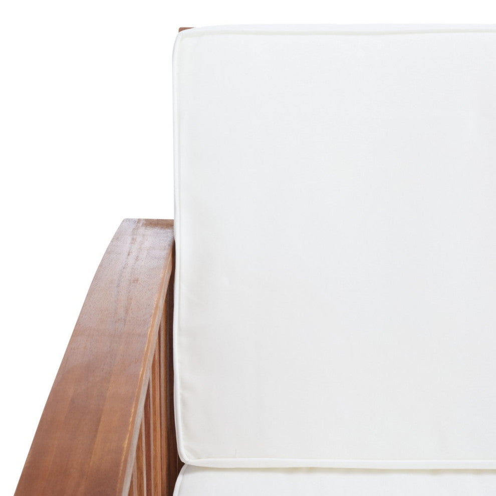 Safavieh Finnick 4Pc Outdoor Living Set, Natural / Beige