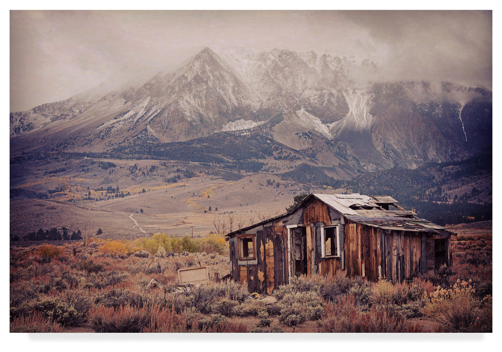 Lance Kuehne 'Mountain Cabin' Canvas Art, 32"x22"