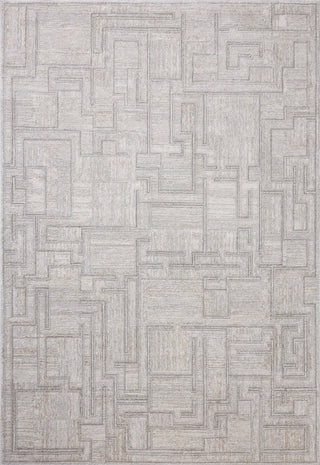 Loloi Hollis Grey / Ivory 2'-7" x 8'-0" Runner Rug