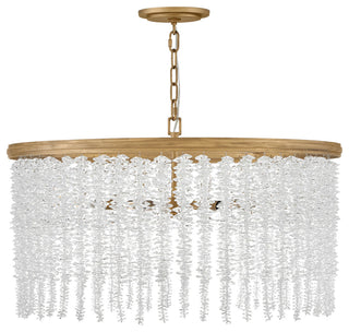 Fredrick Ramond Rubina Medium Convertible Chandelier, Burnished Gold