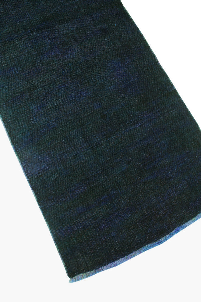 Vintage Distressed Overdyed Erwin Brown Runner, 2''8x9''11