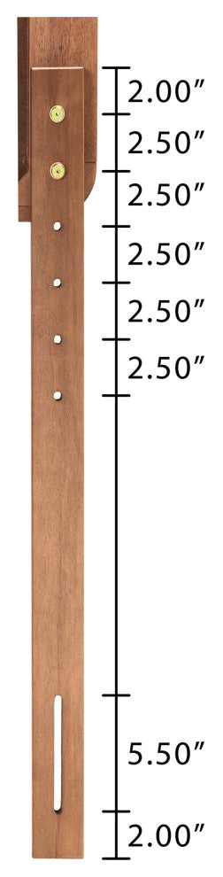 Belisma Modern and Contemporary Ash Walnut Finished Wood King Size Headboard