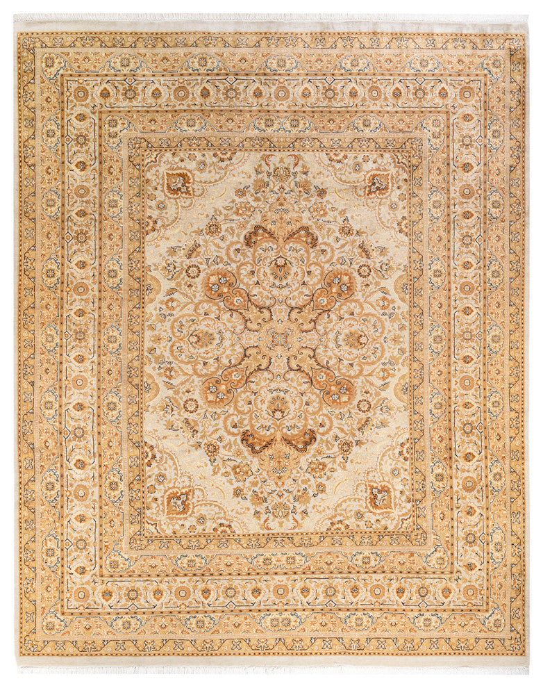 Momauk One-of-a-Kind Hand-Knotted Area Rug Ivory, 8'2"x10'3"