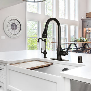 Copper Kitchen Dishwasher Air Gap Cap, Oil Rubbed Bronze