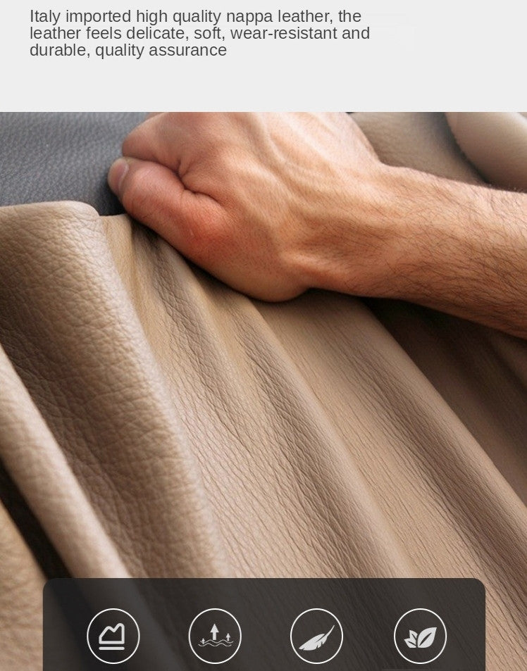 Modern Italian Bedside Table Made of Solid Wood, Gray Blue