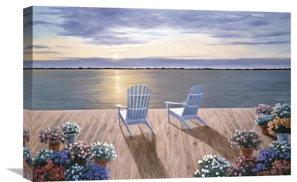 "Among Friends I" Stretched Canvas Giclee by Diane Romanello, 24"x16"