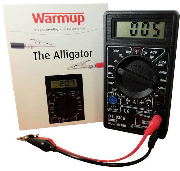 Warmup Alligator Tester for Heated Floors Floor Heating Multimeter