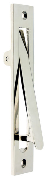 Genuine Solid Brass 6-1/4" Edge Pull, Bright Nickel