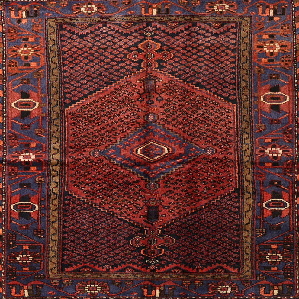 Ahgly Company Indoor Square Traditional Area Rugs, 7' Square