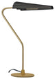 Cassie 1 Light Table Lamp, Incandescent, Aged Brass, Matte Black