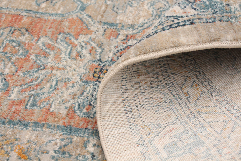 eCarpetGallery Living Room Rug, Beige, 6'7" x 9'10"