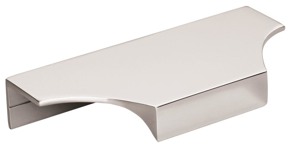 Extent 4-3/16" CTC Cabinet Edge Pull, Polished Chrome