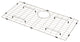 VEVOR Sink Protector Grid For Kitchen 27.5""x13.5"" Stainless Steel Drain Rack