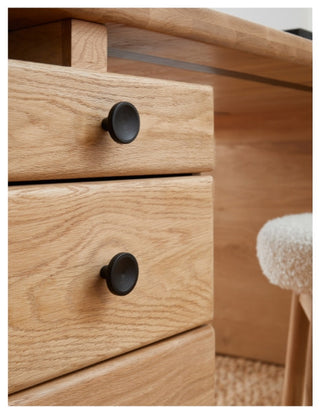 Current Solid White Oak Desk - Natural