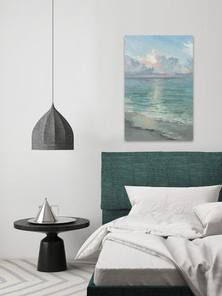 "Tranquil Waters" Painting Print on Wrapped Canvas, 16"x24"