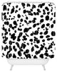 Amy Sia Animal Spot Black and White Shower Curtain, 72"x69"