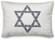 Plaid Star of David 14"x20" Throw Pillow Cover