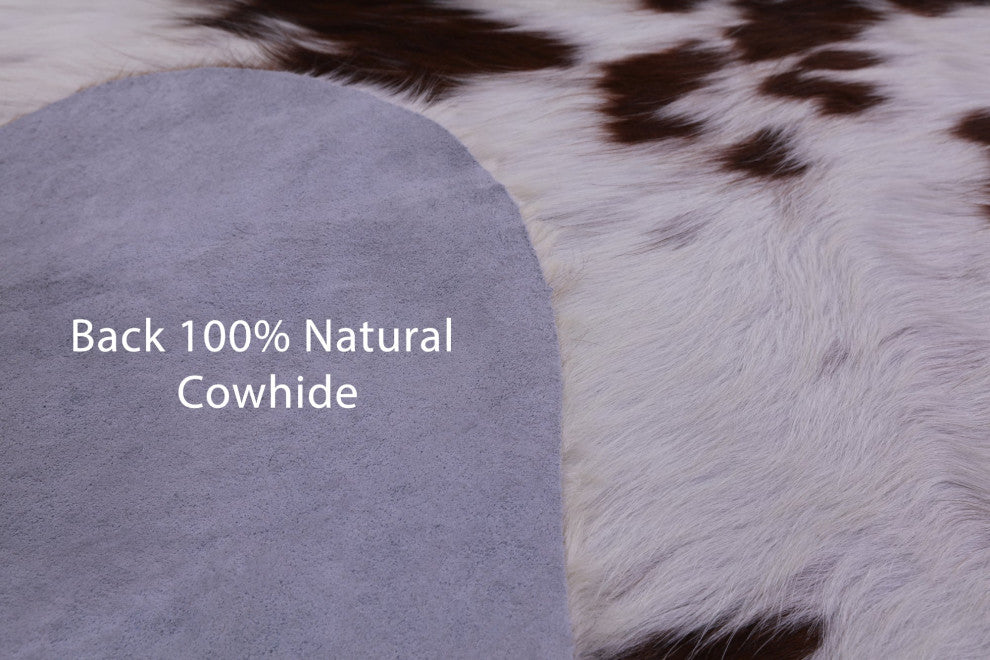Organic Natural Hair-On Cowhide Area Rug 6' 5" X 6' 0" C1538