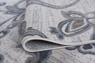 Garland Transitional Floral Cream Rectangle Area Rug, 7.6'x10'