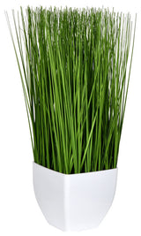 Vickerman Green Potted Grass, 16.5"