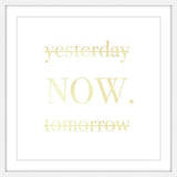 "Now II" Framed Painting Print, 18"x18"