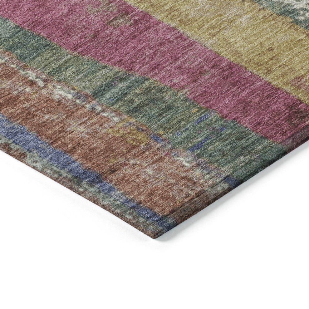 Machine Washable Indoor/Outdoor Chantille ACN1910 Blush 1'8" x 2'6" Rug