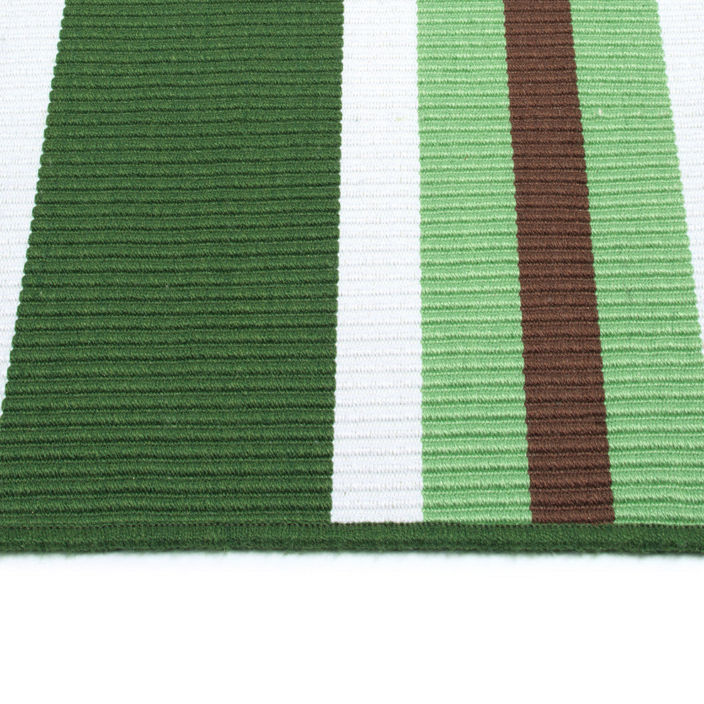 Voavah Green 4' x 6' Rectangle Area Rug