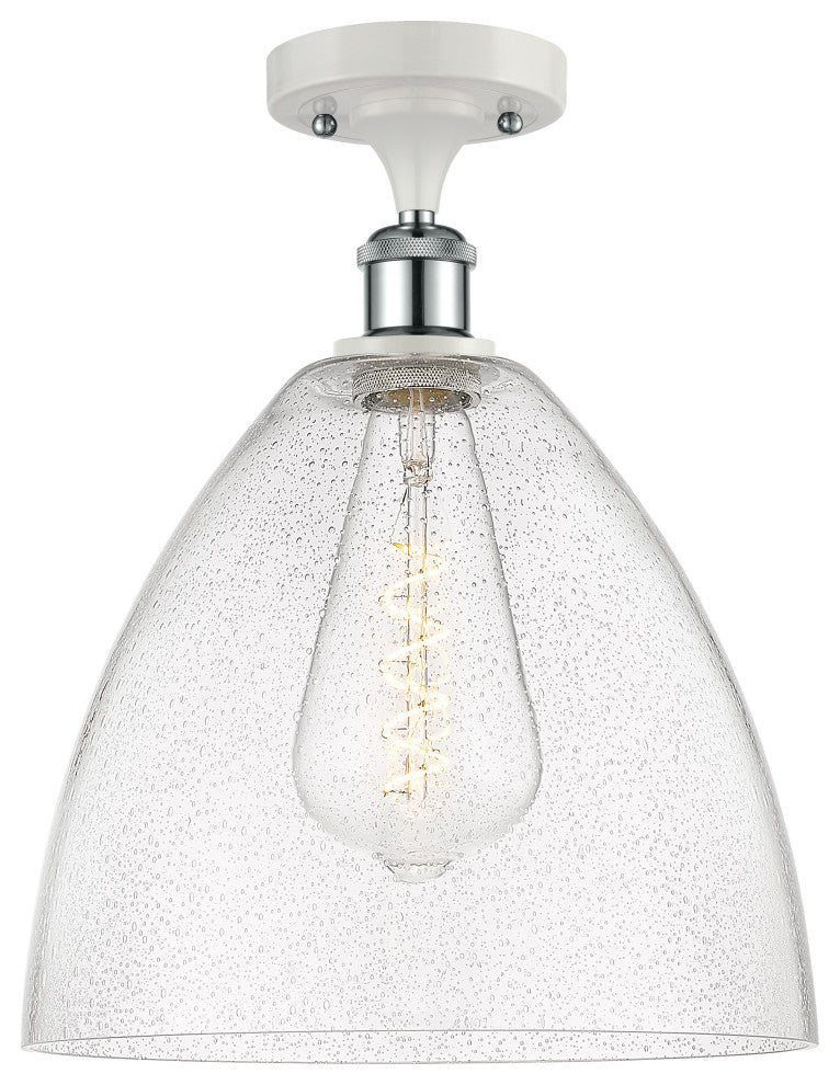 Innovations 516-1C-WPC-GBD-124-LED 1 Light Semi-Flush Mount