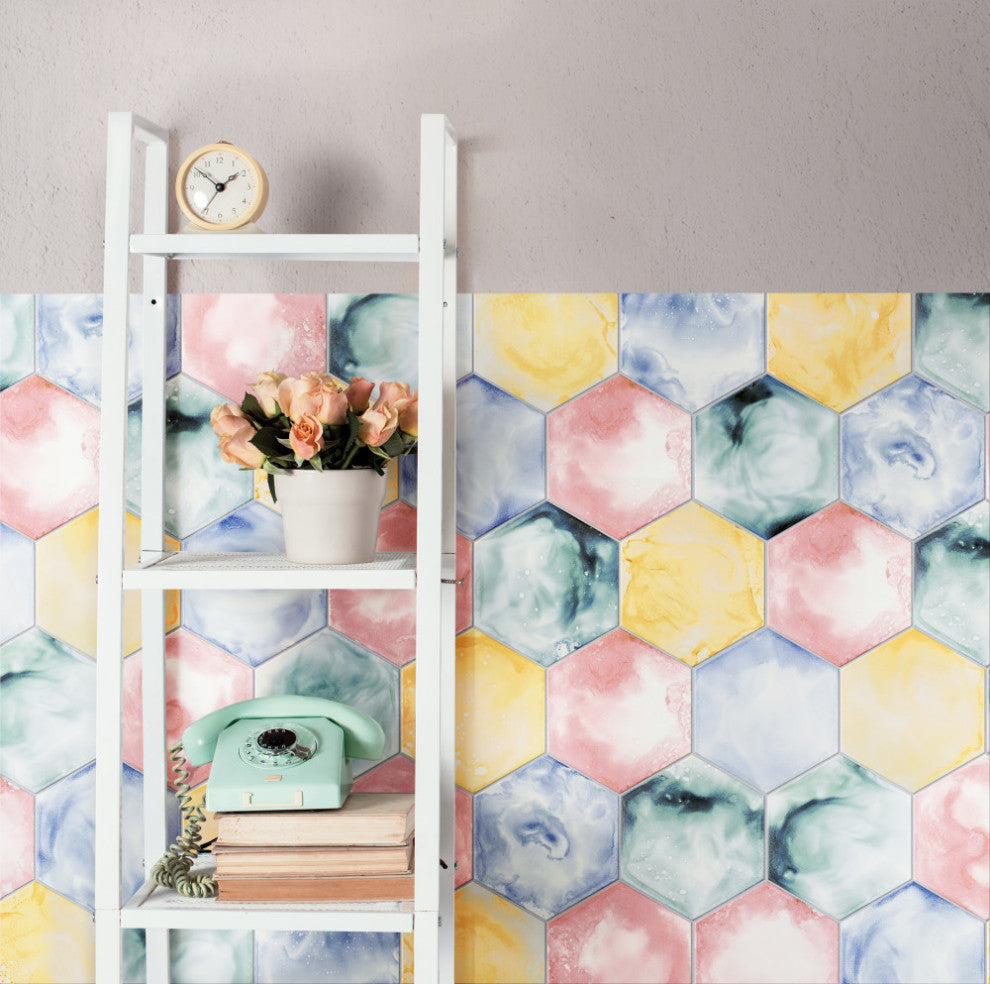 Raktion Hex Porcelain Floor and Wall Tile