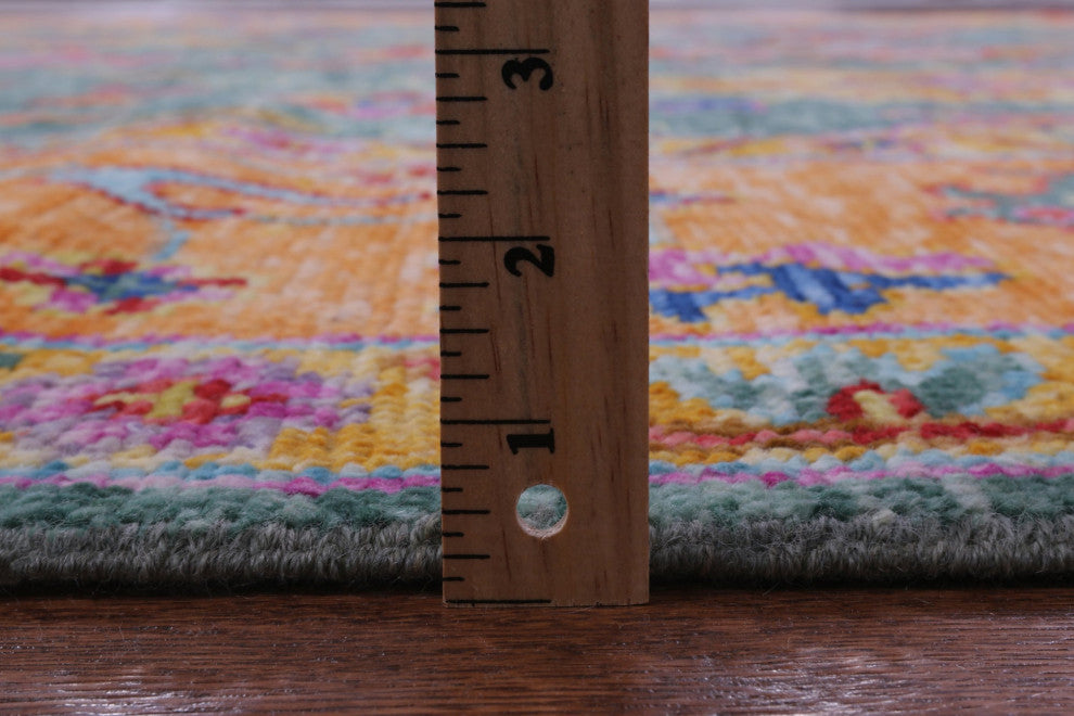 9' 5" X 12' 1" Turkish Oushak Hand Knotted Wool Rug - Q14857