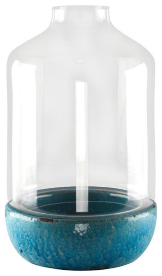 Pottery Jar With Cover, Large
