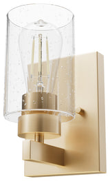 Hartland Alturas Gold With Seeded Glass 1 Light