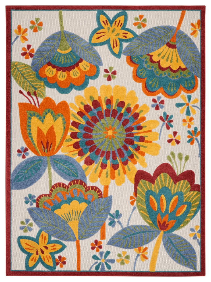 Nourison Aloha 12' x 15' Multicolor Contemporary Area Rug