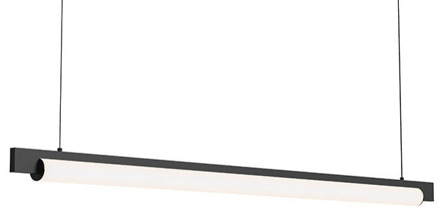 Sonneman 3826-44 Keel 44"W LED Linear Chandelier - Satin Black
