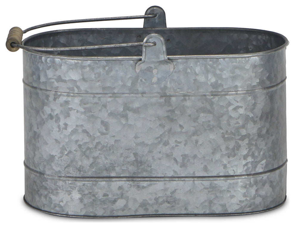Galvanized Metal Garden Pail