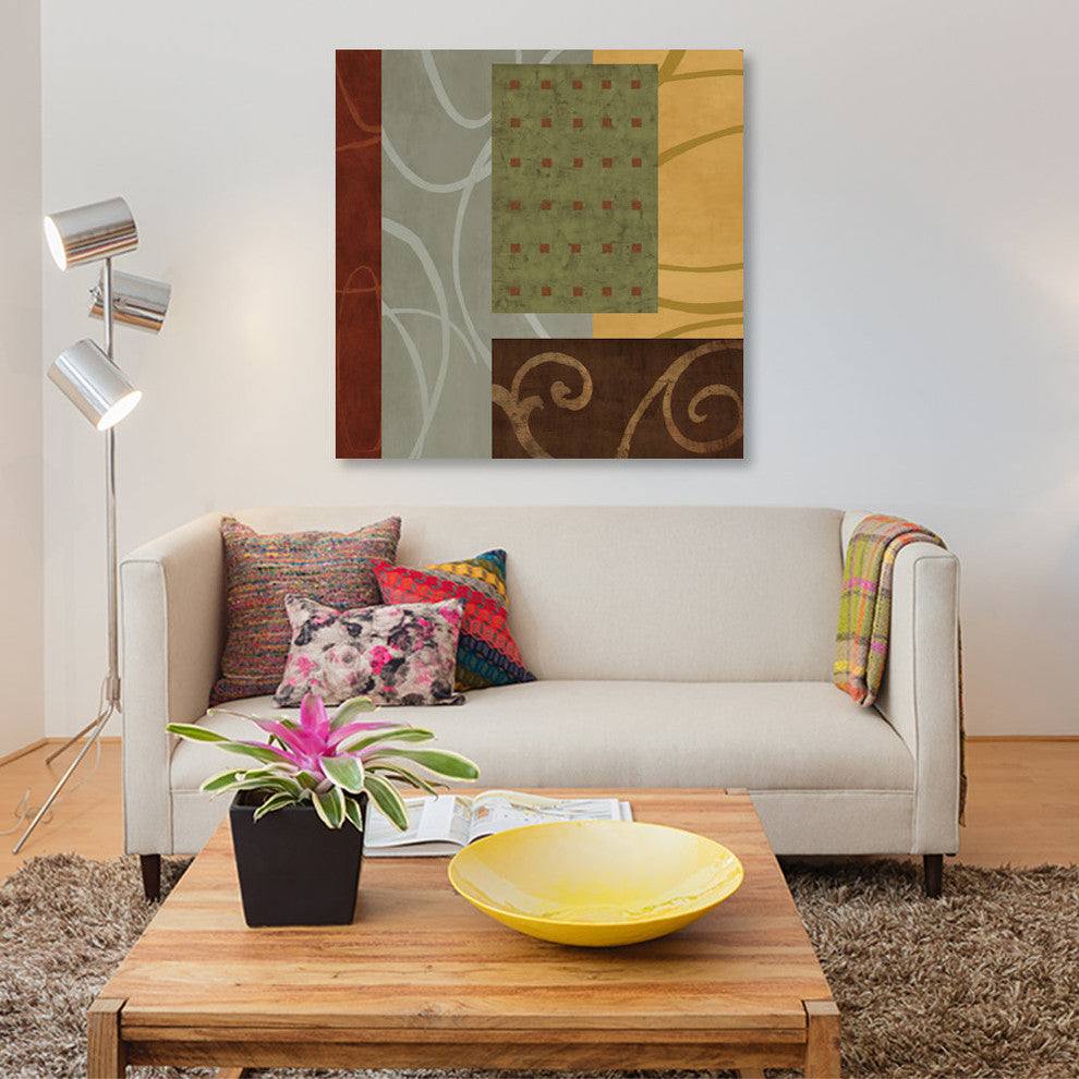 "Verve I" by Brent Nelson, Canvas Print, 18"x18"