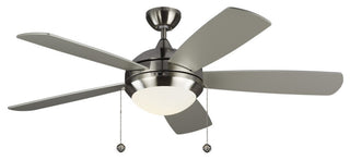Generation Lighting Discus 52" Ceiling Fan Brushed Steel