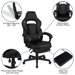 X40 Gaming Chair Ergonomic Computer Chair, Black