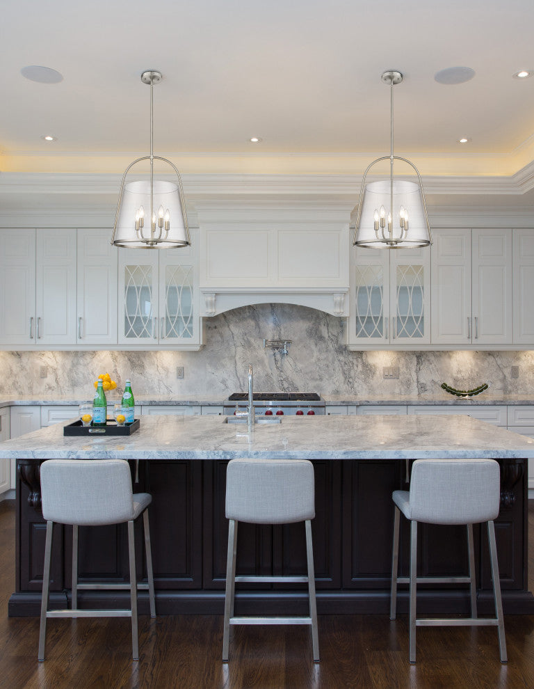 Z-LITE 5-Light Pendant, Brushed Nickel