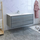Fresca Catania 60" Ocean Gray Wall Hung Cabinet With Integrated Single Sink