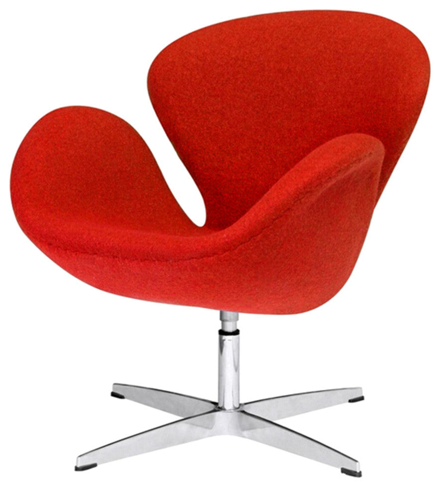 Modern Classics Swan Chair Fabric, Orange