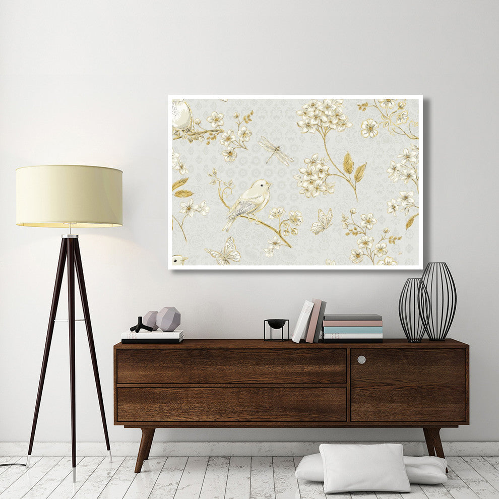 "Golden Garden II" Digital Paper Print by Daphne Brissonnet, 62"x42"