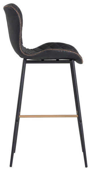 Lyla Counter Stool, Antique Black, Set of 2