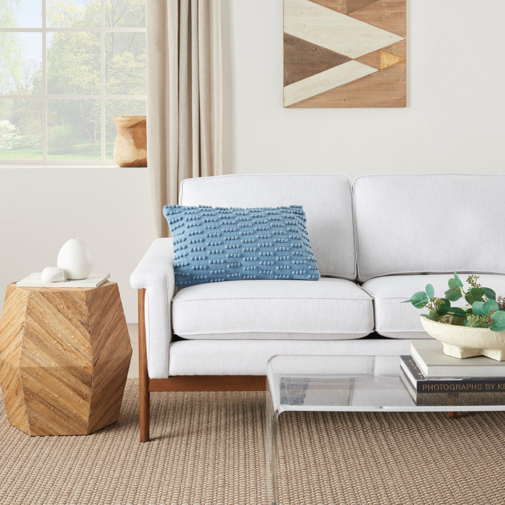 Mina Victory GC380 Throw Pillow, Ocean, 12"X20"
