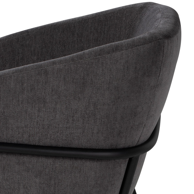 Estella Cement Fabric Dining Chair
