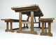 Polywood Park 33"x72" Harvester Picnic Table, Mahogany